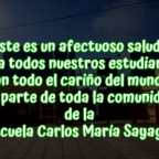 Saludos  de profesores