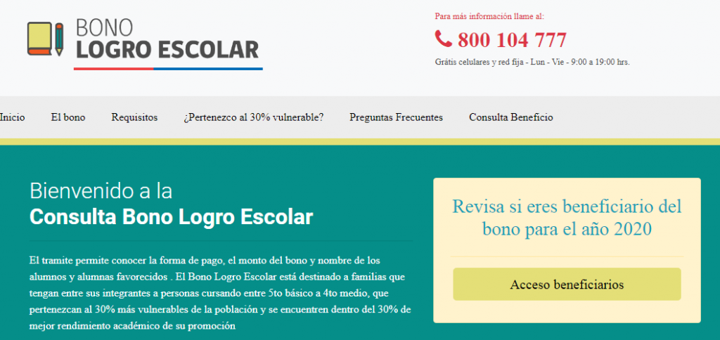 Bono Logro Escolar