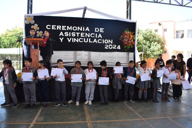 Premiación de mejores porcentajes de asistencia