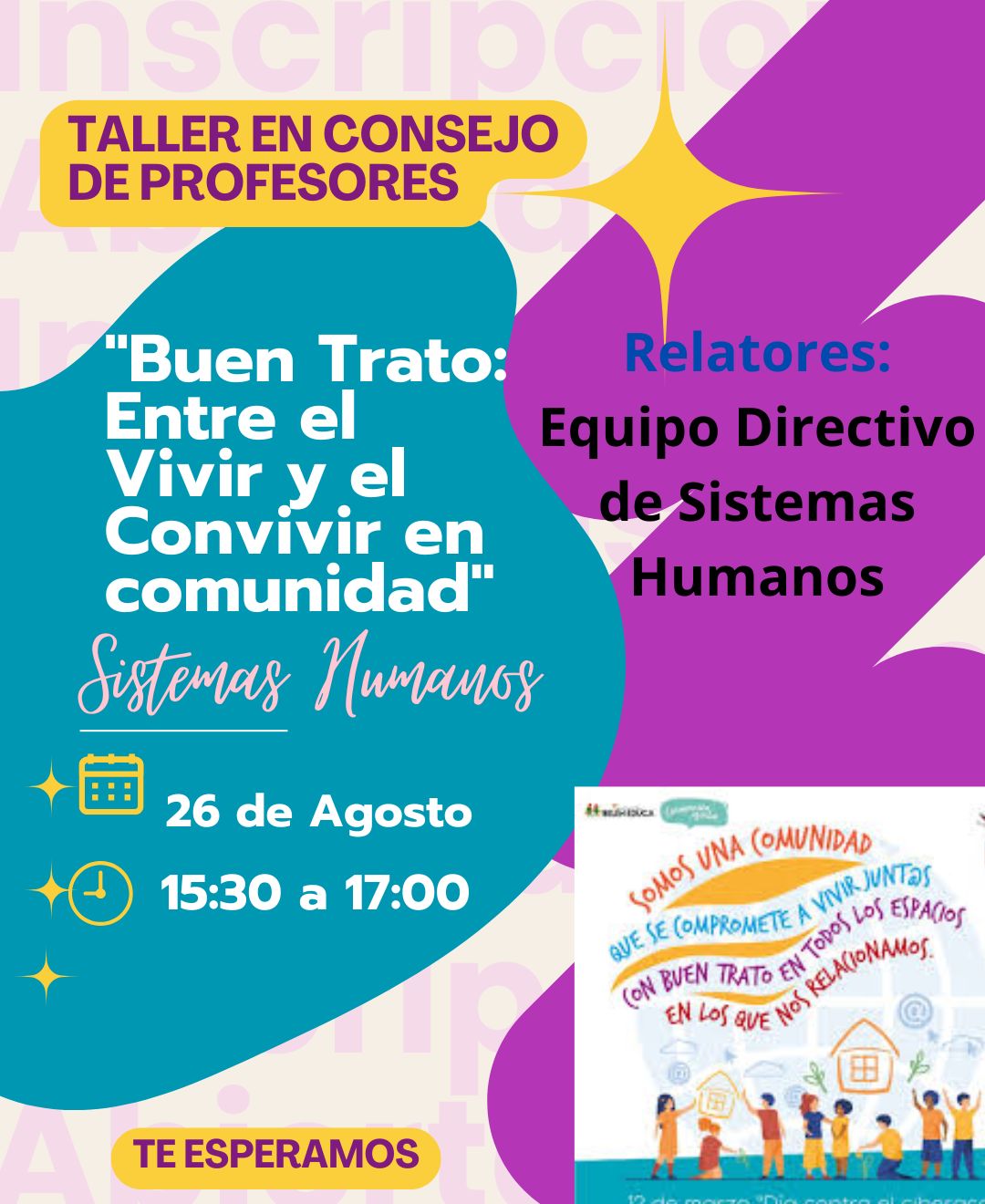 Taller “Buen trato entre el vivir y el convivir en comunidad”