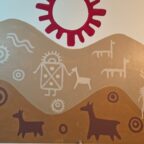Inauguración proyecto artístico inspirado en el arte rupestre de los pueblos originarios