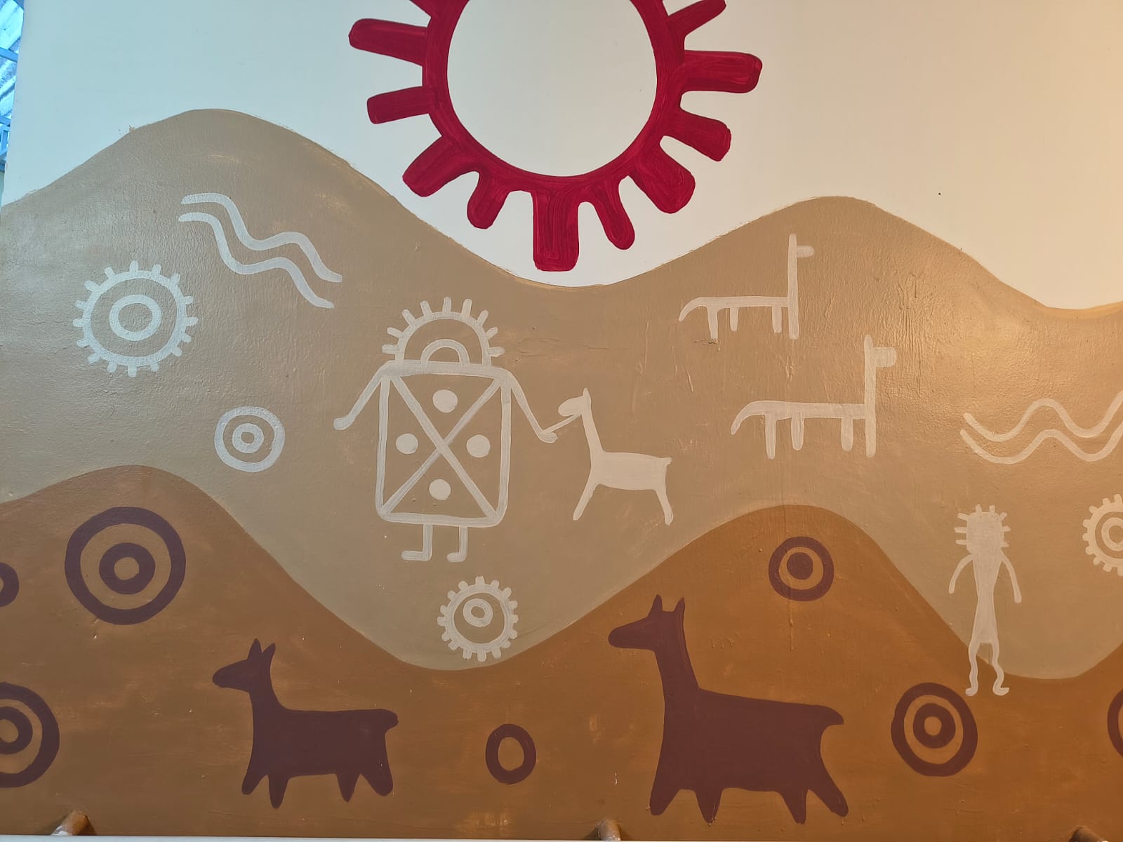 Inauguración proyecto artístico inspirado en el arte rupestre de los pueblos originarios